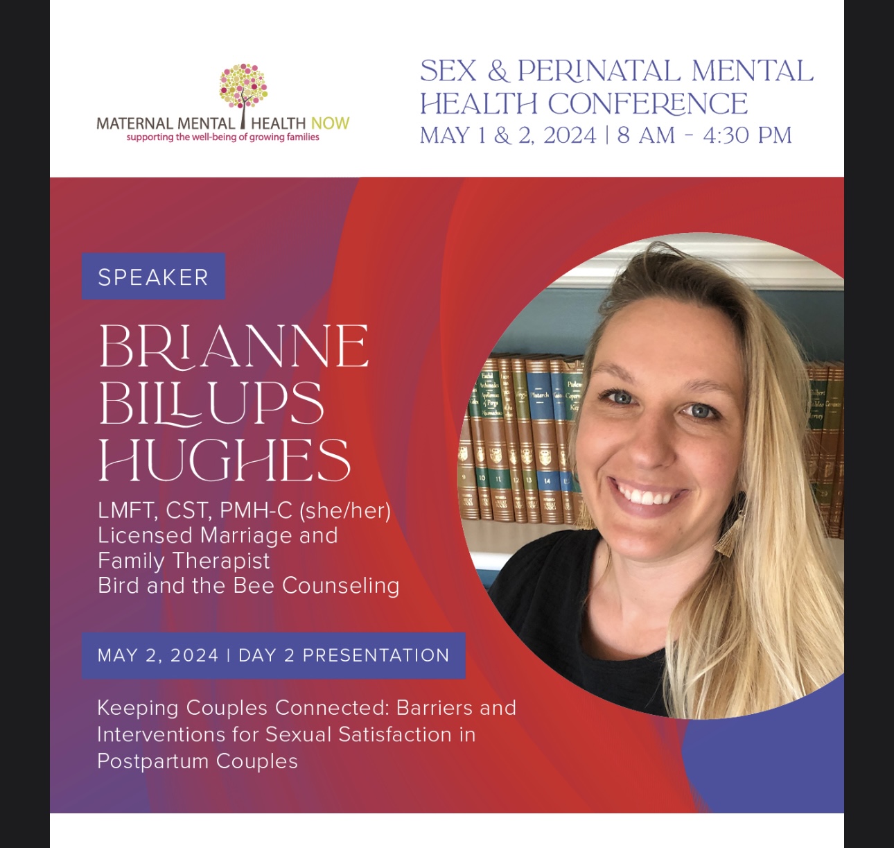 Flier showing Brianne Billups Hughes Licensed Marriage and Family Therapist LMFT, AASECT Certified Sex Therapist CST and Perinatal Mental Health Certified PMH-C therapist speaking at the Sex and Perinatal Mental Health Conference in Los Angeles, CA on sex therapy and perinatal mental health for couples sex therapy los angeles, sex therapist los angeles, pregnancy therapist los angeles, pregnancy therapy los angeles, postpartum therapy los angles couples therapy los angeles, couples counsleing los angeles, marriage sex therapy los angeles, marriage counseling los angeles, postpartum sex therapy los angeles sex therapy malibu, sex therapist malibu, pregnancy therapist malibu, pregnancy therapymalibu, postpartum therapy malibu couples therapy malibu, couples counsleing malibu, marriage sex therapy malibu, marriage counseling malibu, postpartum sex therapy malibu sex therapy woodland hills, sex therapist woodland hills, pregnancy therapist woodland hills, pregnancy therapy woodland hills, postpartum therapy woodland hills couples therapy woodland hills, couples counsleing woodland hills, marriage sex therapy woodland hills, marriage counseling woodland hills, postpartum sex therapy woodland hills sex therapy calabasas, sex therapist calabasas, pregnancy therapist calabasas, pregnancy therapy calabasas, postpartum therapy calabasas, couples therapy calabasas, couples counsleing calabasas, marriage sex therapy calabasas, marriage counseling calabasas, postpartum sex therapy calabasas